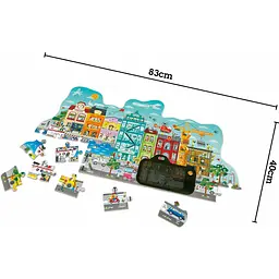 Пазл Hape Міський пейзаж з анімацією 50 елементів (E1629) - мініатюра 3