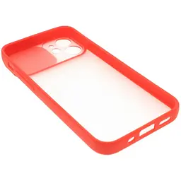 Чохол UFT для iPhone 12 Pro силіконовий зі шторкою, що захищає камеру Red - мініатюра 3