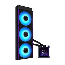 Система рідинного охолодження Lian Li HydroShift II LCD-S 360CL Black (G89.GHS2LCDS36CB.00) - мініатюра 3