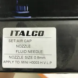 Сопло змінне для фарбопульта H-3003-MINI 0.8 мм NS-LM Italco hoz0006735 - мініатюра 3
