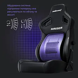 Крісло ігрове Anda Seat Kaiser 4 Size XL Green Premium PVC (AD12YDDC-XLL-20-E-PV/C) - мініатюра 10
