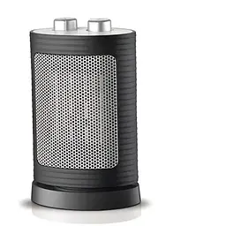 Тепловентилятор електричний підлоговий сірий дуйчик Domotec MS-5905 Ceramic 1500 Вт