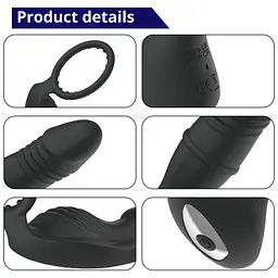 Масажер простати - Erospace Men’s Play Thrusting Prostate Massager APP Controlled B5 - мініатюра 4