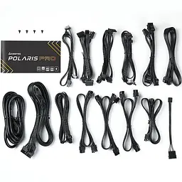 Блок живлення 1300W Chieftec POLARIS PRO PPX-1300FC-A3, 135 mm, 80+ PLATINUM, Modular, Retail Box - мініатюра 6
