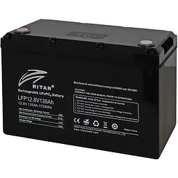 Акумулятор Ritar LiFePO4 12V 12.8V/135Ah/1728Wh [LFP12.8V135Ah G2] [125680]