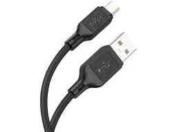 Кабель Hoco X90 Micro USB 1m Black (6931474788429) - мініатюра 2