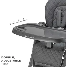 Стільчик для годування Kinderkraft Tulo Grey (KHTULO00GRY0000) - мініатюра 9