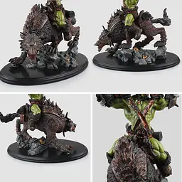 Фігурка World of Warcraft Orc Wolf Rider Riding Wolf Світ Військового Ремесла Орк Наїзник 26 см WOW 21.80 - мініатюра 6