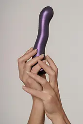 Фалоімітатор Ouch! Curvy G-Spot Dildo 7'' 17 cm (сірий) - мініатюра 18