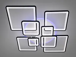 Сучасна LED люстра з пультом, диммером та підсвіткою, 225W - мініатюра 3