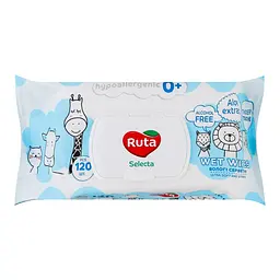 Вологі серветки Ruta Selecta Дитячі 120 шт.