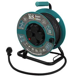 Подовжувач на катушці Konner&Sohnen KS CR-25M (KS CR-25M) - мініатюра 3