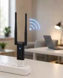 USB Wi-Fi репітер / Подвійний ретранслятор Wi-Fi / Підсилювач Wi-Fi сигналу - мініатюра 4