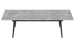 Стіл журнальний трансформер Dandi Small Ferrum-decor 45x120(160)x60 Чорний метал ДСП Бетон 16 мм (FRD-106785) - мініатюра 8