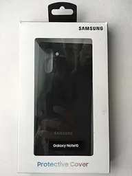 Чохол силіконовий протиударний Official Silicone Cover EF-PN970TBEGRU Samsung Galaxy Note 10 Black - мініатюра 2