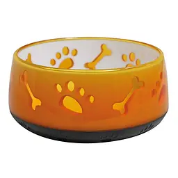 Миска для собак пластикова 0,3 л Croci Doggy 10 см (помаранчева)