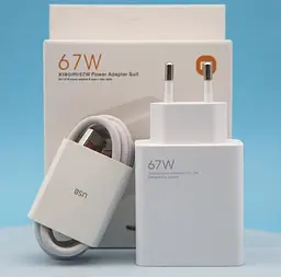 Зарядний пристрій Xiaomi USB Wall Charger 67 W White with USB-C Cable BHR6035EU - мініатюра 3