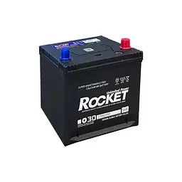 Акумулятор автомобільний ROCKET SMF 50Ah ASIA Ев (-/+) (520CCA) (SMF 55D20AL) - мініатюра 1
