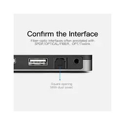 Кабель мультимедійний Optical Toslink 2.0m black Vention (BAEBH) - мініатюра 6