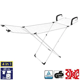 Сушарка для білизни підлогова Casa Si Flex Dry 4in1 White/Black (CS92970002)