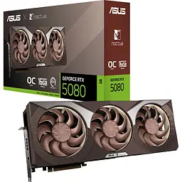 Відеокарта Asus GeForce RTX 5080 Noctua OC 16GB [RTX5080-O16G-NOCTUA] UA [148268]