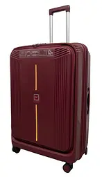 Валіза велика Airtex 647 поліпропілен L Бордовий
