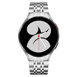 Металевий ремінець Primolux Steel Link для годинника Samsung Galaxy Watch 4 40 мм SM-R860/SM-R865 Silver - мініатюра 2