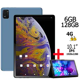 Планшет-телефон Hoozo Neo Tab 10 LTE 6GB/128GB DUAL SIM 10.1" IPS FULL HD 1920x1200 Blue + Чохол-книжка - мініатюра 2