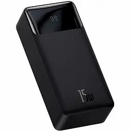 Повербанк Baseus Bipow 15W 30000 mAh, 2xUSB, USB-C Black