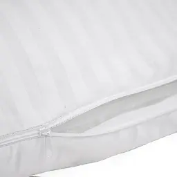Подушка для вагітних та відпочинку MirSon Г-подібна №5003 Color Line Stripe White 140х40х20 см біла (2200010969542) - мініатюра 3