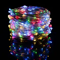 Гірлянда кінський хвіст різнокольорова RGBY 300Led 3 м світлодіодна гірлянда на ялинку гірлянда крапля роси