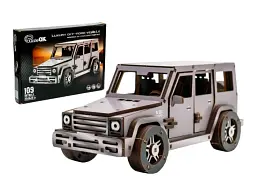 Дерев'яний 3D конструктор Gelandewagen, Puzzleоk (Puz-26914), 109 дет.