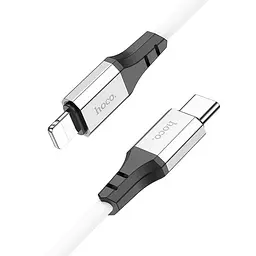 Дата кабель Hoco X86 Spear Type-C to Lightning 20W (1m) White - мініатюра 2
