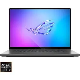 Ноутбук Ігровий ASUS ROG Zephyrus G16 GA605WI з процесором AMD Ryzen™ AI 9 HX 370 5.1GHz, 16", WQXGA, OLED, 240Hz, 32GB LPDDR5x, 1TB SSD, NVIDIA® GeFor 11 Home, Eclipse сірий