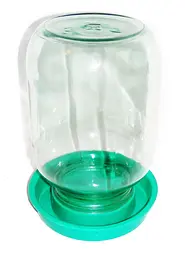 Вакуумна напувалка поїлка для птиці (кур, перепелів та курчат), Мотор Січ Синій 81946 - мініатюра 6