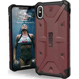 Оригінальний протиударний чохол UAG Pathfinder для iPhone XS Max (6.5") Carmine Red (111107119696) - мініатюра 10