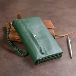 Жіночий шкіряний гаманець-клатч ST Leather 19х9,5х2,5 см acs0015827 - мініатюра 7