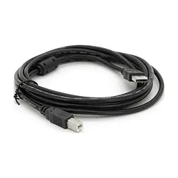 Кабель для принтера USB 2.0 AM/BM 3.0m ferrite black Voltronic (YT-AM/BM-3.0B)