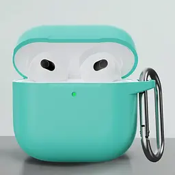 Чохол для навушників Silicone Case для AirPods 4 Mint Green [122758] - мініатюра 3