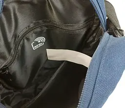 Чоловіча сумка через плече Антизлодій з Rfid захистом LS Синя - мініатюра 9