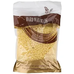 Гарячий віск у гранулах Hard Wax Beans Honey 1000 г — плівковий віск для депіляції без смужок, професійний віск для видалення