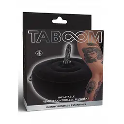 Taboom Inflatable Fuck Seat - Надувна секс-подушка з вібратором, (чорний) - мініатюра 6