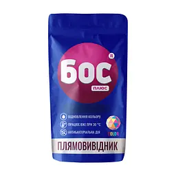 Средство для удаления пятен БОС плюс Color гель кислородный для цветных тканей 100 мл (4820178060042)