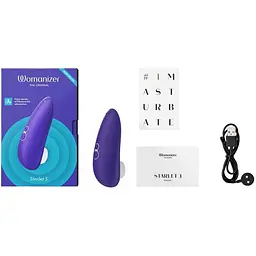 Вакуумний кліторальний стимулятор Womanizer Starlet 3 Indigo - мініатюра 5