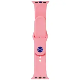 Ремінець Apple Watch Silicone 38/40/41 мм Рожевий L (6) (29)