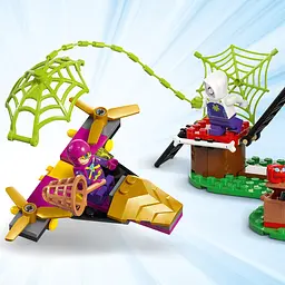 Конструктор LEGO Marvel Битва Павука та раптора Гоббі у штаб-будинку на дереві, 143 деталі (11200) - мініатюра 7