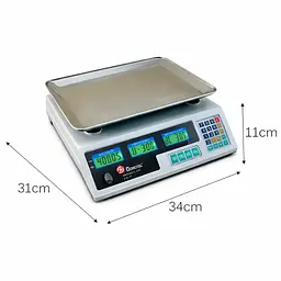 Ваги ACS 50kg / 5g CK 982S Metal DOMOTEC - мініатюра 3