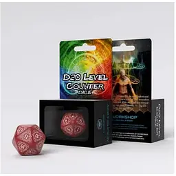 Кубик D20 Level Counter Red & white Die (1) (20LEV03)