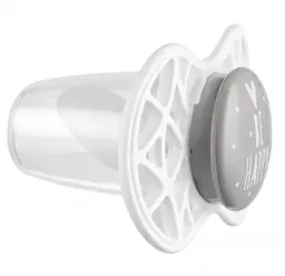 Силіконова ортодонтична пустушка Nuvita Air55 Cool Be Happy, 6-12 міс., сірий (NV7084PG) - мініатюра 2