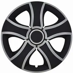 Ковпак колеса Jestic BIS R16 чорний, сірий 4 шт